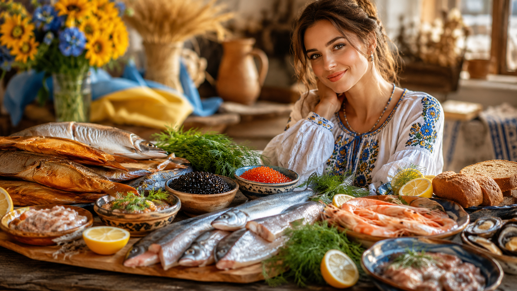Риба, ікра та морські делікатеси